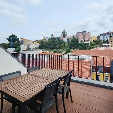 Penthouse T3 Com Vista Para A Cidade 리스본